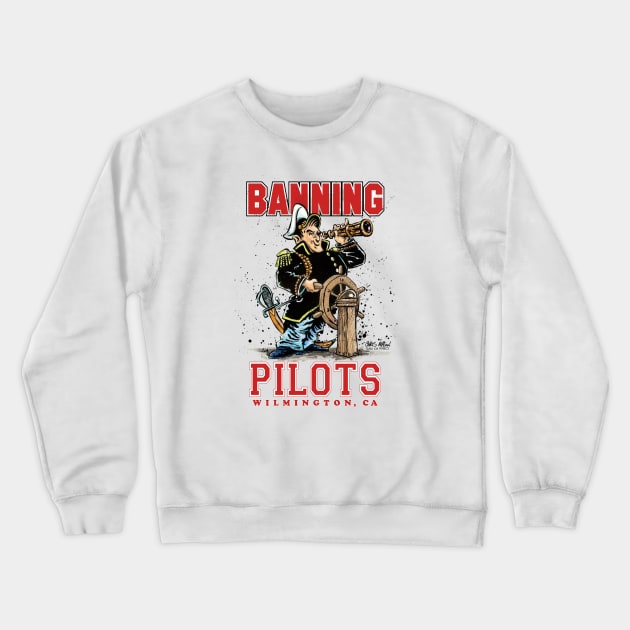 BANNING PILOTS Crewneck Sweatshirt by CMProds